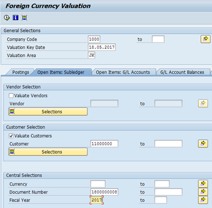 Foreign Currency Valuation in SAP