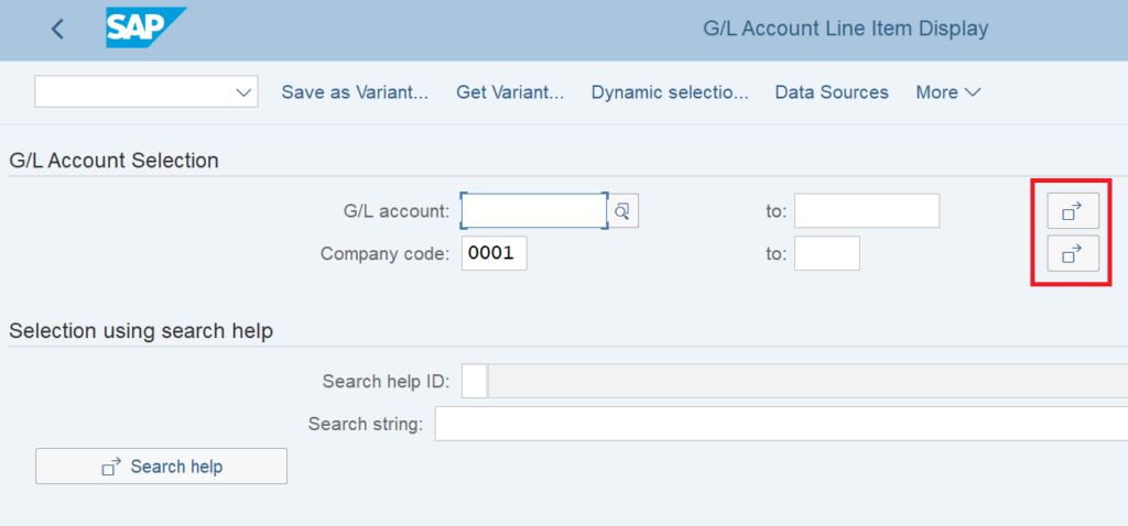 FBL3N in SAP: Display GL Balances