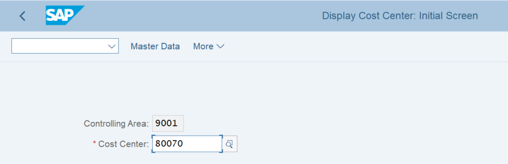 cost assignment tcode in sap