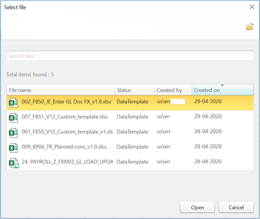 Select the Winshuttle Scripts