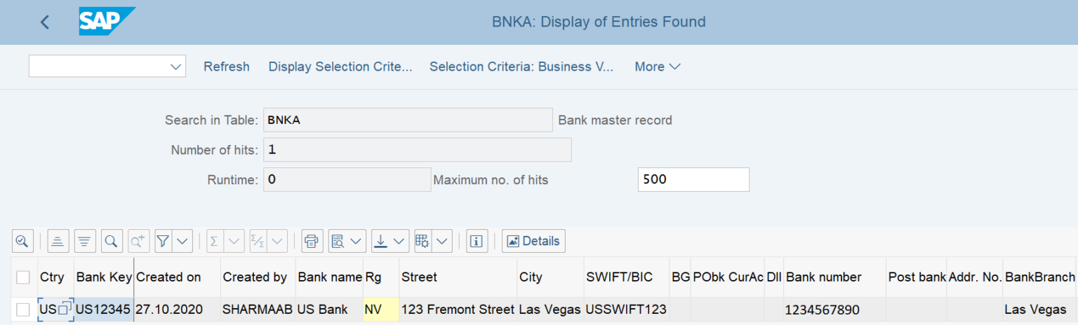 how-to-create-a-bank-key-in-sap-using-transaction-fi01