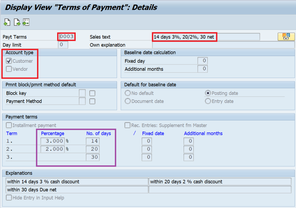 Payment Terms In SAP Configuration And Testing Tutorial