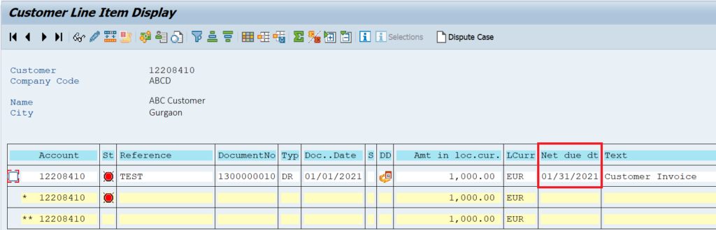 Customer Balances in FBL5N