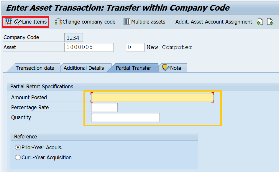 ABUMN: Intra-Company Asset Transfer in SAP