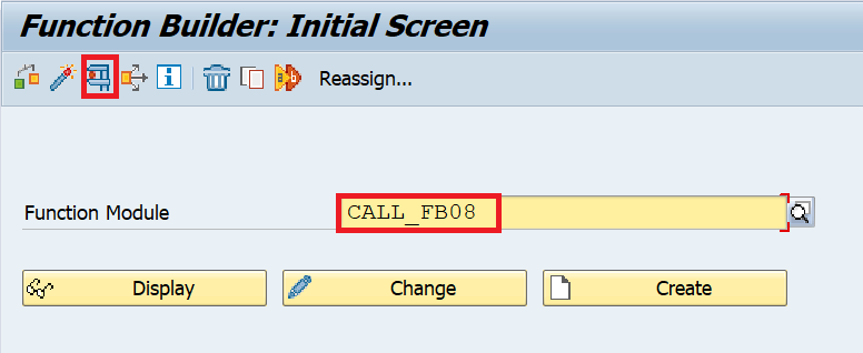 Execute CALL_FB08 FM to reverse an accounting entry in SAP