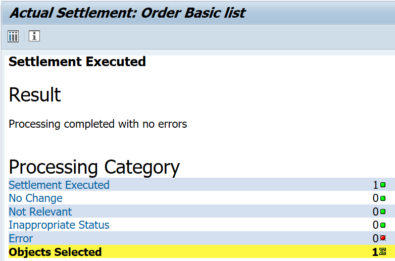 Internal Order Settlement in SAP using KO88 for AuC Asset - SAPFICOBLOG